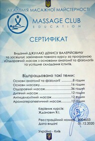Сертификат №440